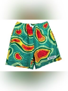 Bucketsquad BKTSQD Youth Basketball Shorts Weatherman Swim Size YXS 5-6